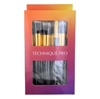 Technique Pro® Makeupbørster, Gold Edition - 10 stk