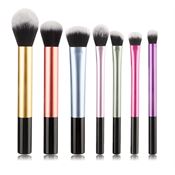 Technique PRO Rainbow Pastel Makeupbørste Set - 7 stk