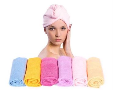 Turban Twister håndkle for hår- for barn 
