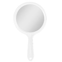 UNIQ Rundt Dobbeltsidig Håndholdt Speil - Hvit
