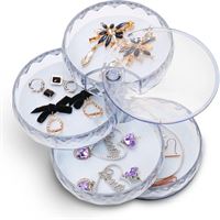 UNIQ Roterbart Smykkeskrin Organizer (5 Lag) - Transparent