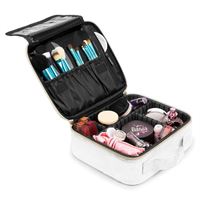 UNIQ Makeup reiseveske - Kosmetisk veske for all makeup - white